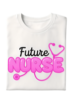Future Nurse Tee – Cute Pink Stethoscope Nursing Student Shirt