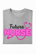 Future Nurse Tee – Cute Pink Stethoscope Nursing Student Shirt