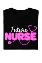 Future Nurse Tee – Cute Pink Stethoscope Nursing Student Shirt